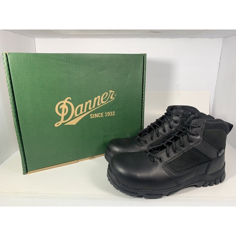NEW - DANNER LOOKOUT 5.5" SZ COMPOSITE TOE BLACK BOOT MENS SIZE 9 Style # 23821